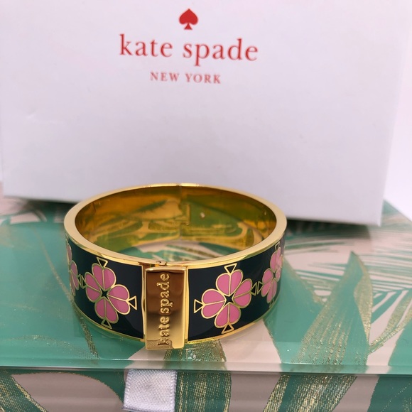 Kate spade floral enamel bangle bracelet - Picture 5 of 8